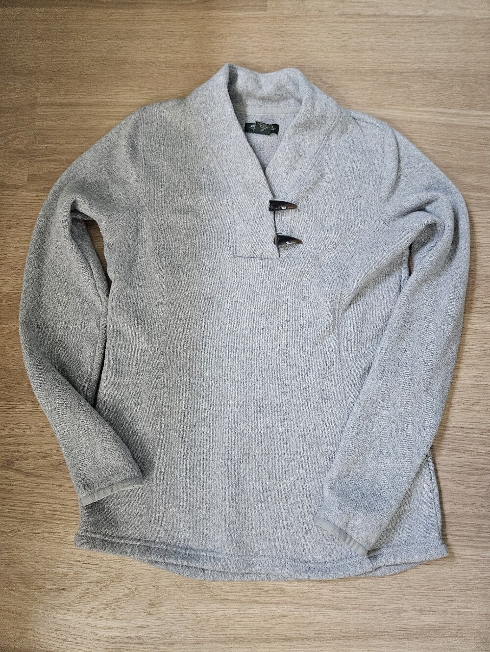 Women's Eddie Bauer Shawl Collar Pullover Sweater - Light Gray
